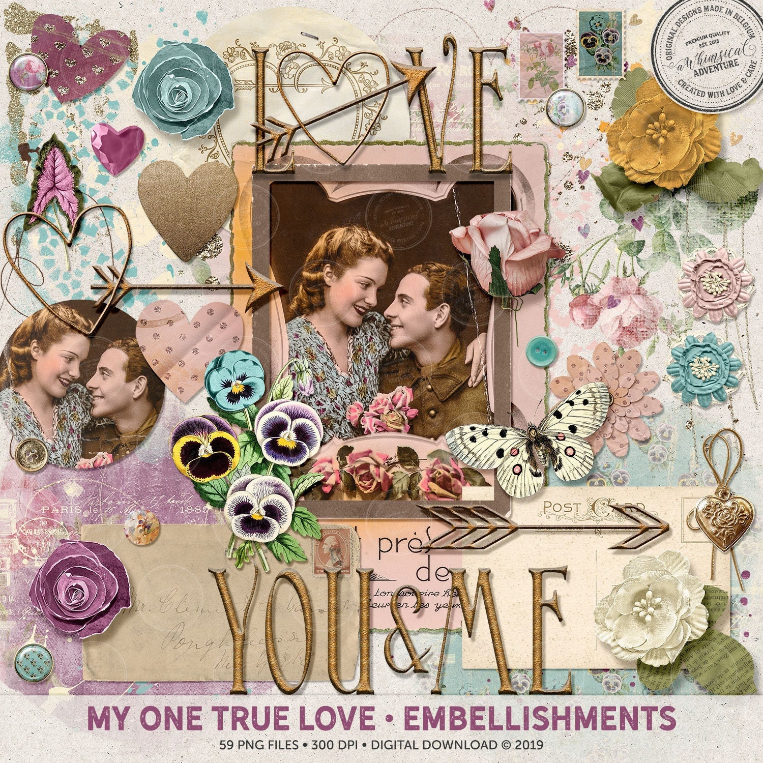 Scrapbook Layout Pages FLIP THROUGH, DIY Interactive Scrapbook Pages for 1  year anniversary Gift 