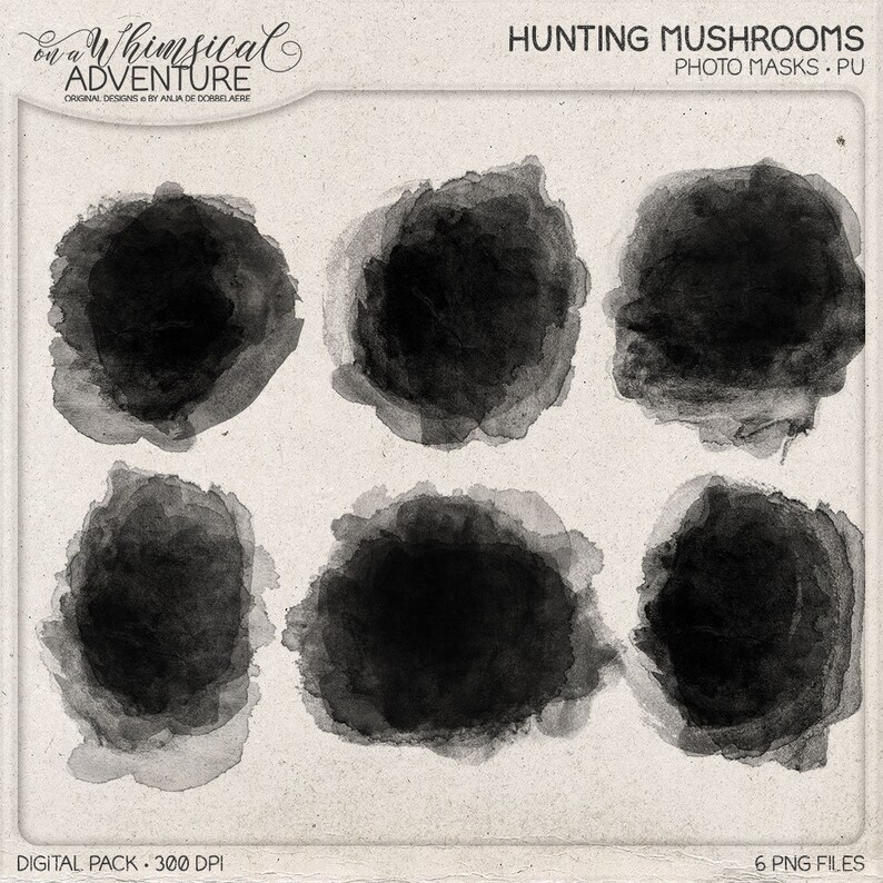 Best Value Vintage Botanical Digital Scrapbooking, In The Woods Growing Mushrooms Fall Gifts Autumn Clipart Fall Decor Package Deal