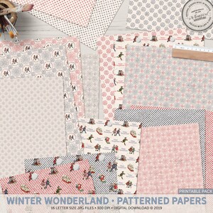 Printable Letter Size Papers, 1st Birthday Decor DIY, Winter Party ...