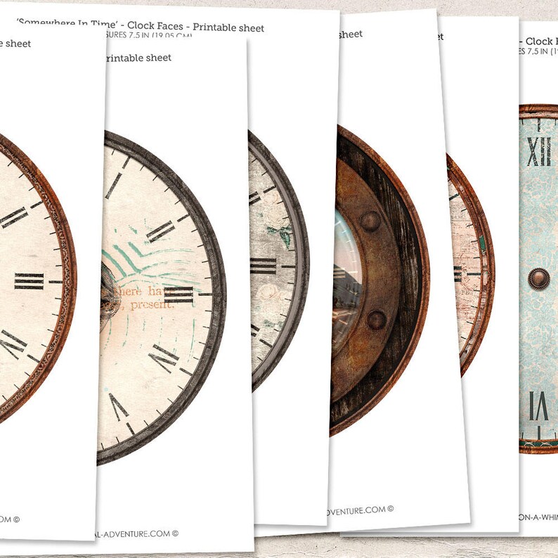 Clock With Hands DIY Clocks Make Your Own Wall Clock Kit Etsy