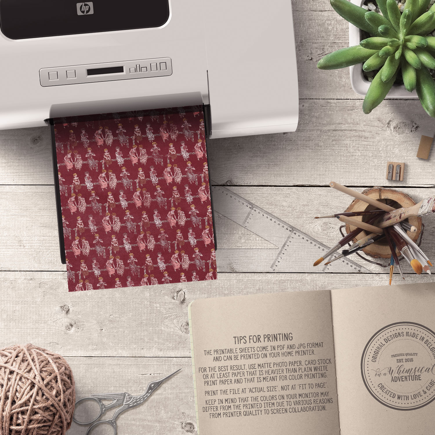 Library Paper Pack, Printable Letter Size, Book Lover Gift, Ex Libris ...