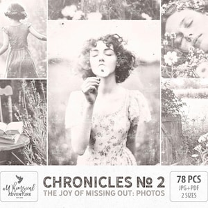 Vintage Summer Cottagecore Photos pour la journalisation, téléchargement numérique de photographies en plein air pour le scrapbooking et l'art ou le journal indésirable
