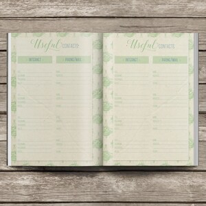 Printable Garden Planner, Seed Starter Log, Harvest Tracker Log, Perpetual Planner Templates, Gardener Gift Idea For Women, Instant Download image 10