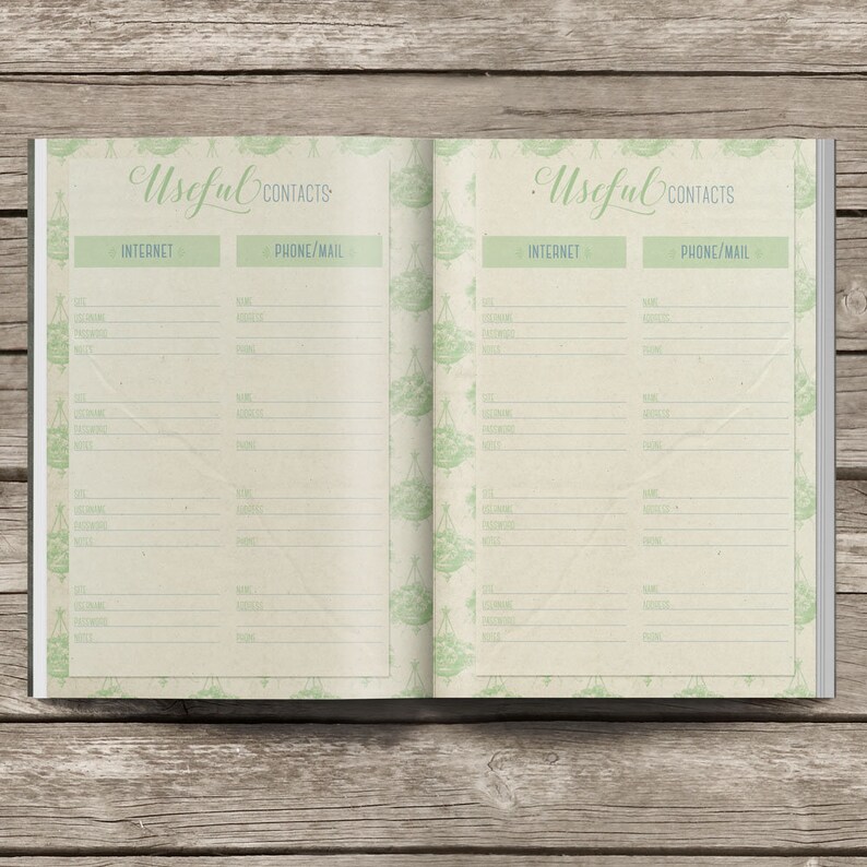 Printable Garden Planner, Seed Starter Log, Harvest Tracker Log, Perpetual Planner Templates, Gardener Gift Idea For Women, Instant Download image 10