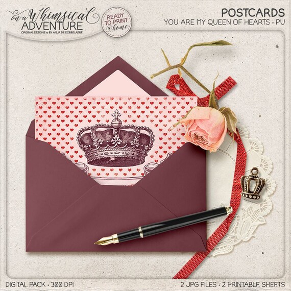 queen of hearts cards template queen of hearts cards template