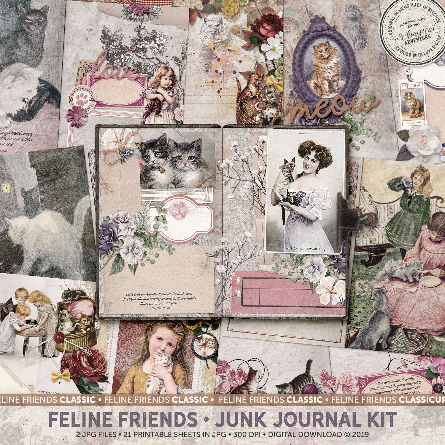 Pink Faux-Fur Glitter Kitty Cat Beauty & Fuzzy Journal Set w/Holograph –  Aura In Pink Inc.