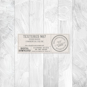 Gesso Textures, Digital Papers, Instant Download, Mixed Media Backgrounds, Commercial Use OK