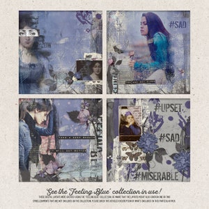 Sadness, Self-care, Anti-anxiety, Printable Journal Cards for Scrapbook ...