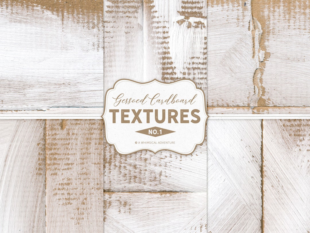 Gesso Paper, Gessoed Cardboard, Backgrounds, Digital Papers, Commercial