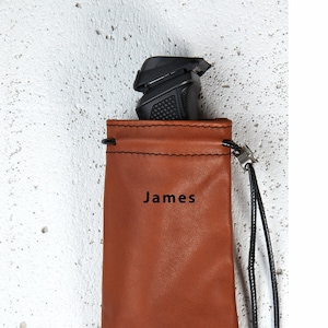 Bolsa cosmética de cuero para todo uso, bolso para gafas, funda para teléfono, bolsa para dulces, billetera versátil multiusos para llevar, bolsillo universal para transporte