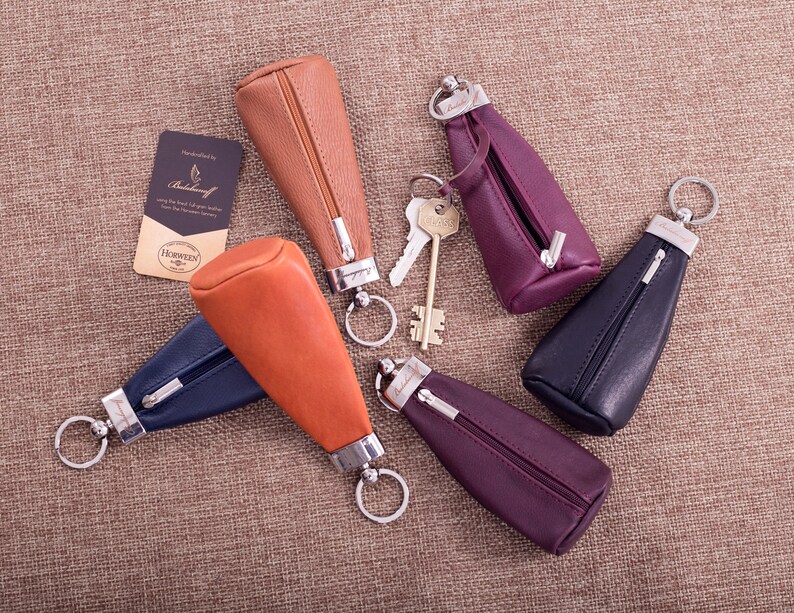 Horween Leather key pouch key holder / organizer for keys Etsy