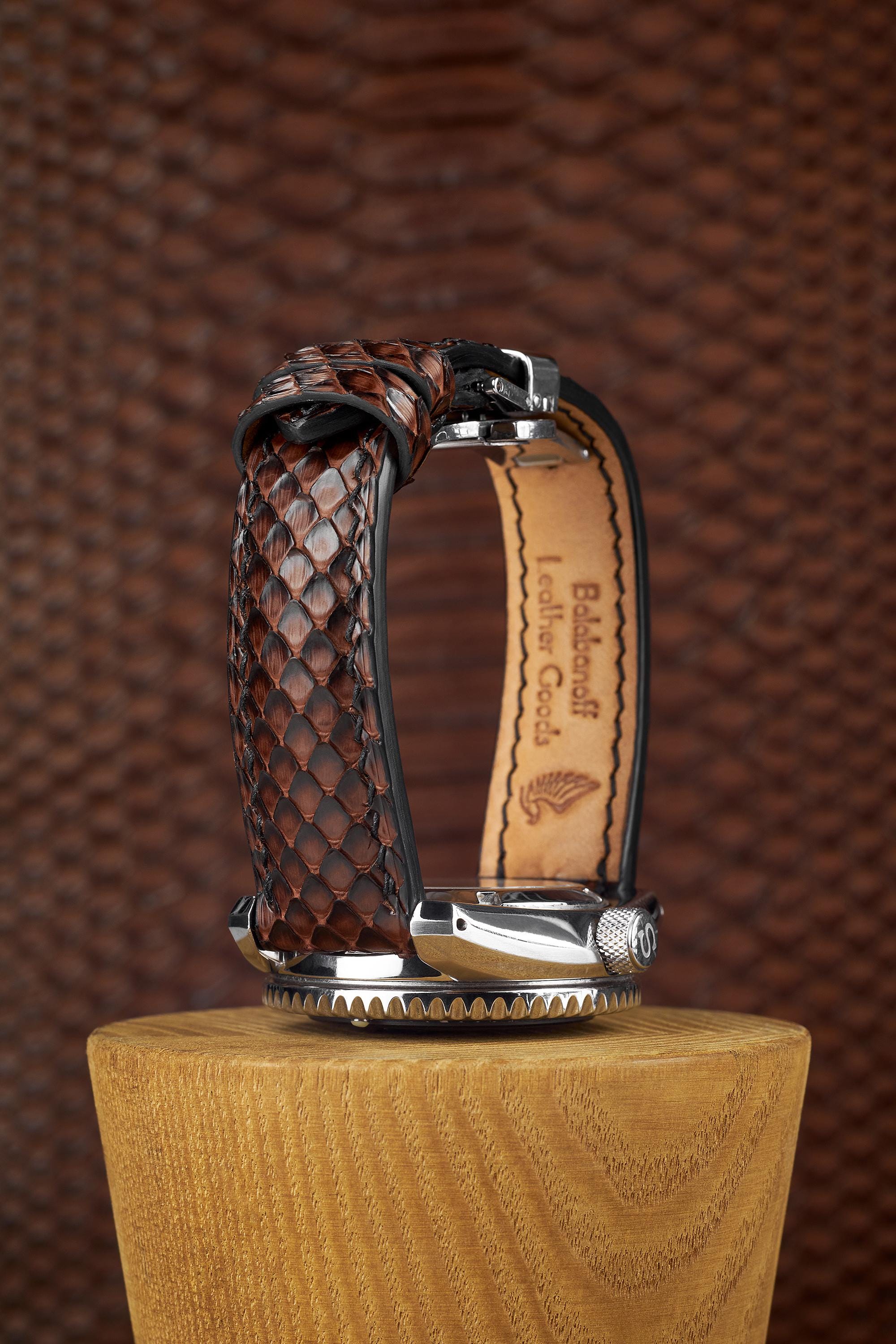 Python Leather Watch Straps - Etsy