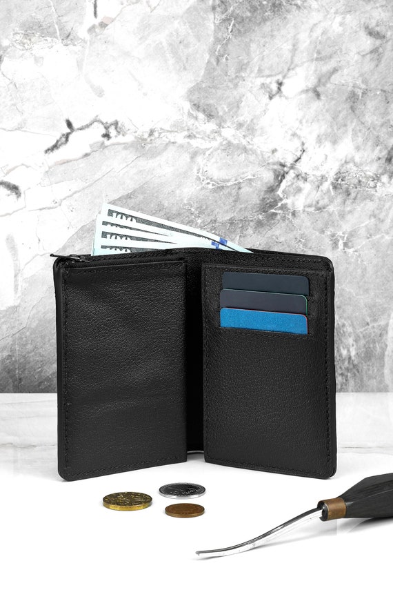 Personalized Black Alligator Wallet With Horween Shell Cordovan