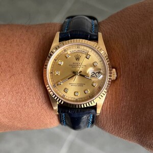 Bargain Designer Alligator Leather 25 mm Wristwatch Band DPS3AB_K0016606