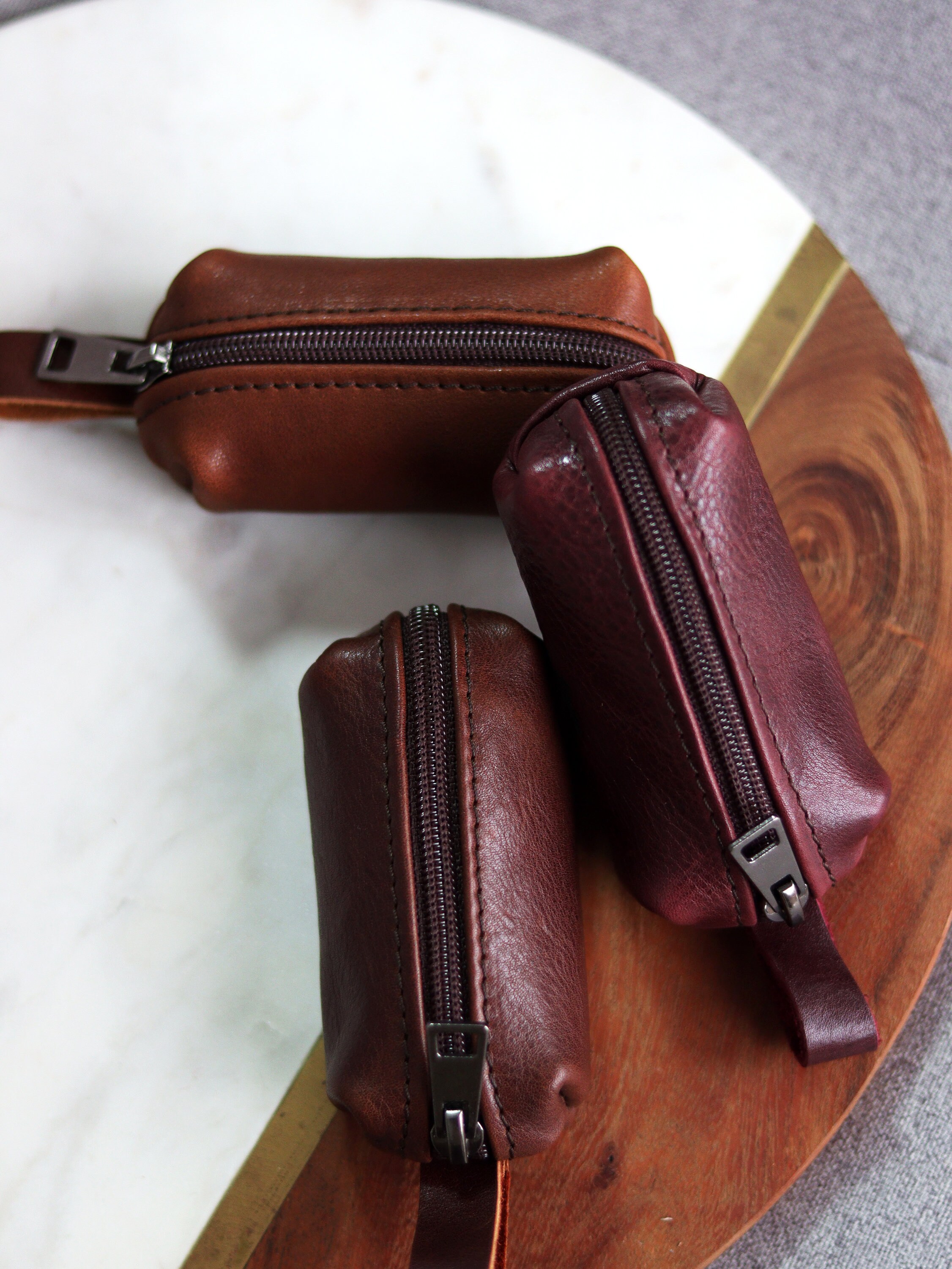 Portachiavi In Pelle ISuperb - Organizer Con 6 Clip E Taschene Interno - Foto 7