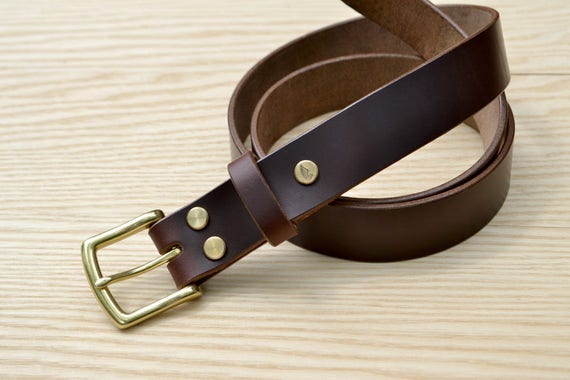 horween leather dress belt 1.5