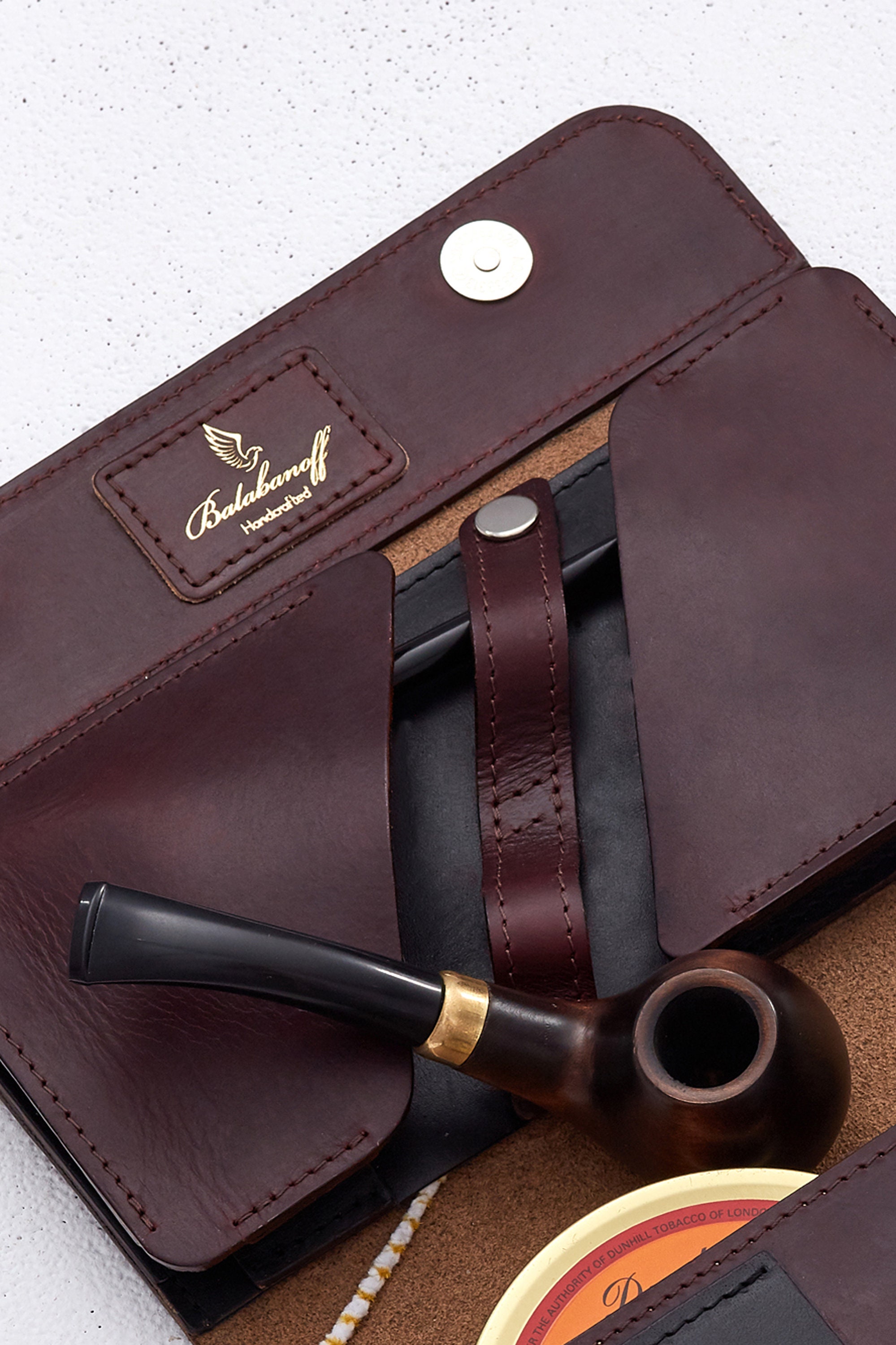 Leather Pipe Tobacco Pouch/Smoking Pipe Accessories Bag - MUXIANG