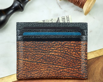 Amazon Cartera Hombre Extrafina Tarjetero De Piel Fina Para