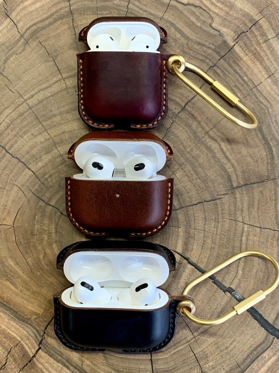 COZI - Leather Case Leather Pouch for AirPods Pro 1/2 & AirPods 3
