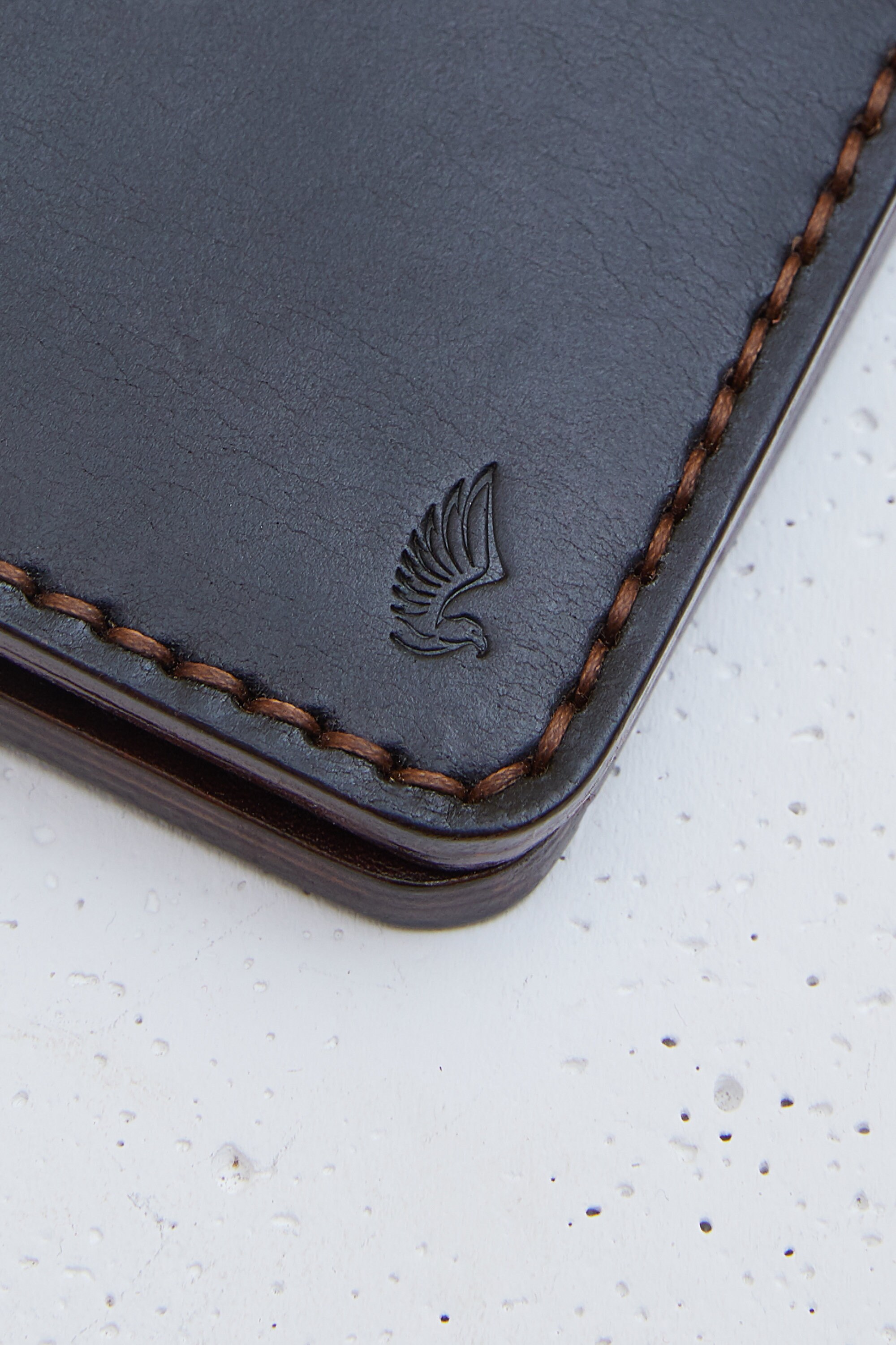Horween Black, Brown or Burgundy Chromexcel Leather Wallet Horween Black, Brown or Burgundy Chromexcel Leather Wallet