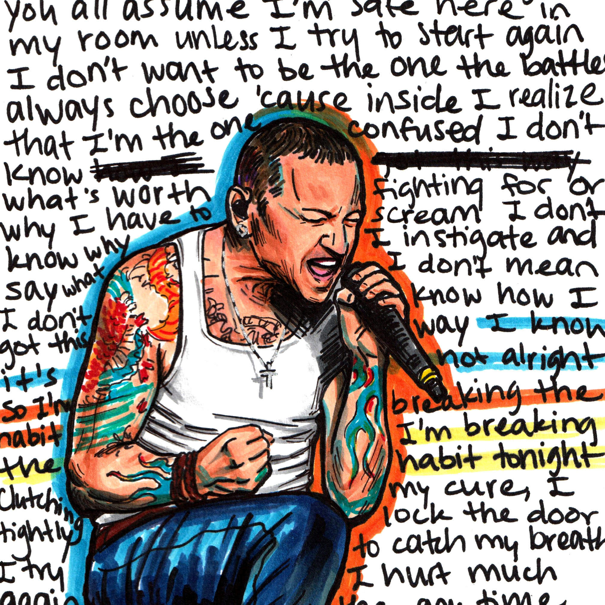 Linkin Park Breaking The Habit Album Cover