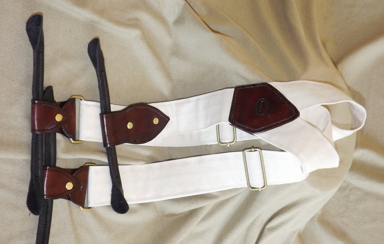 suspensores hombre cuero