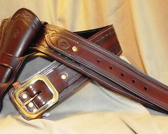 Cartridge Belt & Double Loop Holster Accessoires Riemen & bretels Riemen 