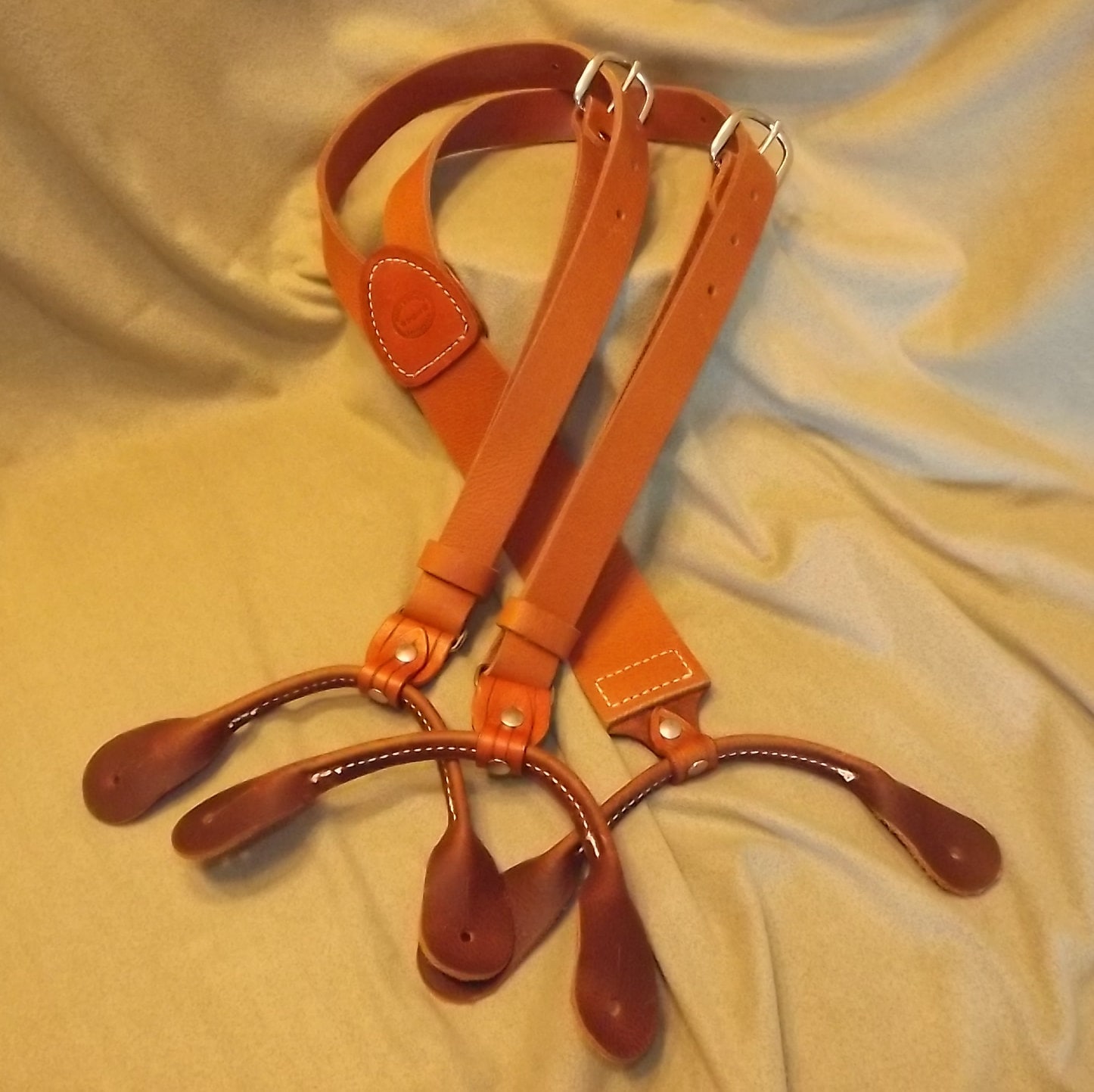 Mens Leather Suspenders Etsy
