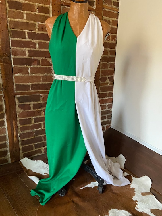 Vintage Half & Half Pantsuit Jumper