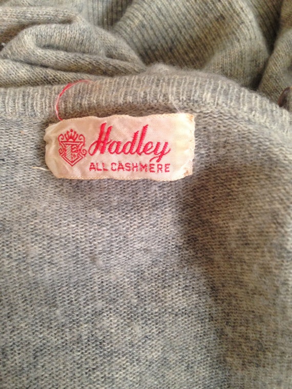 1950's 100% Cashmere Cardigan (Medium) - image 3