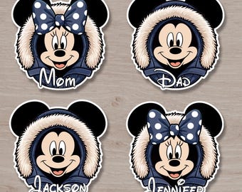 Disney Alaskan Cruise Magnets Parkas