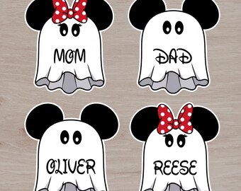Disney Cruise  Halloween Ghost Magnets