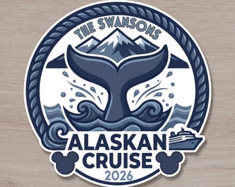 Disney Alaskan Cruise Family Magnet