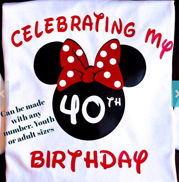 etsy disney birthday shirts