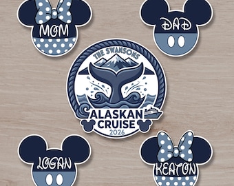 Disney Alaskan Cruise Magnet Set