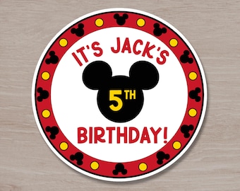 Birthday Disney Cruise Door Magnet, Mickey or Minnie