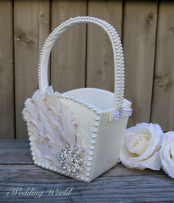 large flower girl basket