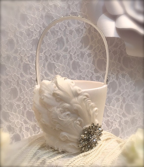 Flower Girl Basket Wedding Basket Wedding Decoration Etsy