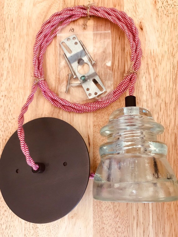 Antique Glass Insulator Pendant Light - Electric Insulator Pendant Light Antique Glass Insulator Pendant Light - Electric Insulator Pendant Light