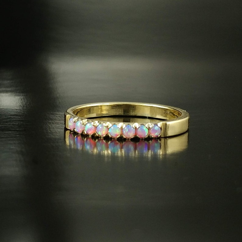 Opal ring engagement opal ring fire opal gold ring