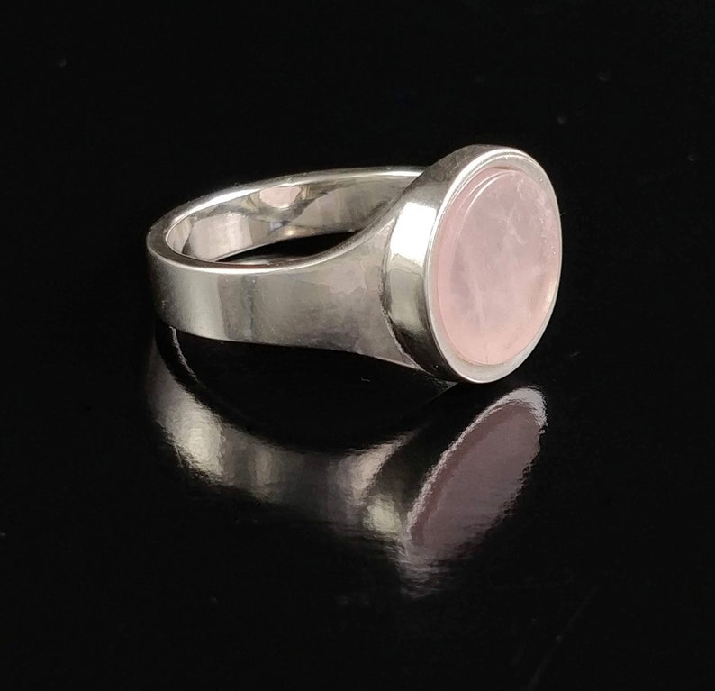 Pinky ring silver pinky ring gemstone silver ring statement Etsy