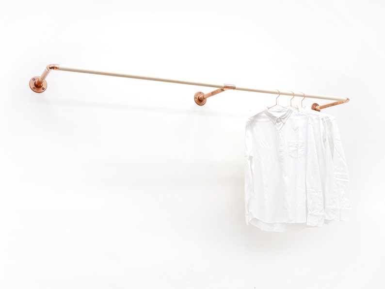 Wall Mounted Copper Clothing Rack W-Rack image 1