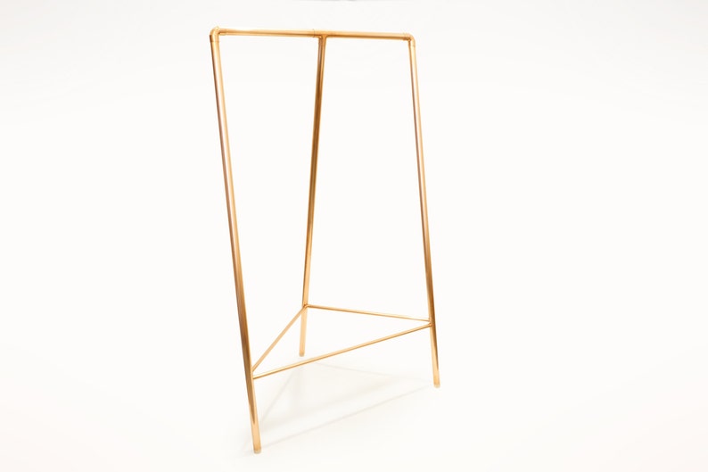 TriRack Copper Clothing Rack Triangle Rack image 3