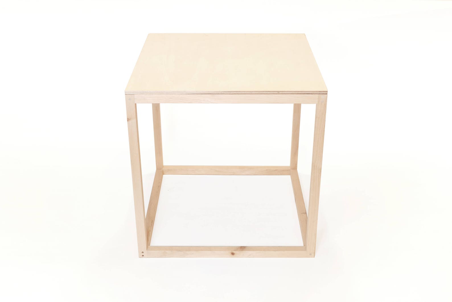 Cube Display Table - Wood Flat Pack - Etsy