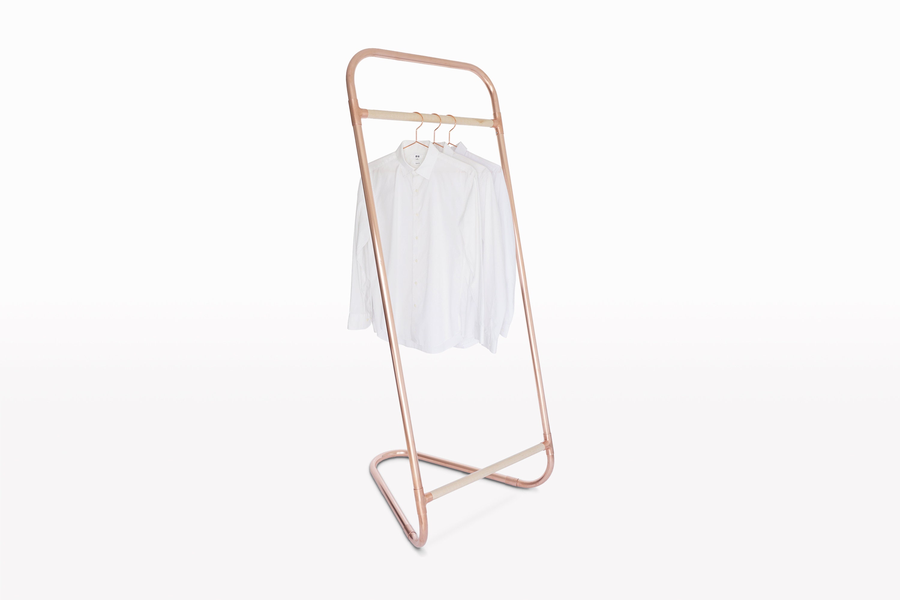 Victor J Rack Copper Clothing Rack • Minimal Freestanding • J-rack - Etsy