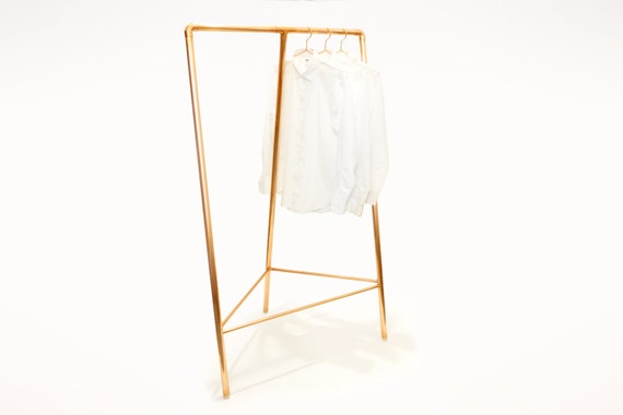 Trirack Copper Clothing Rack triangle Rack Etsy