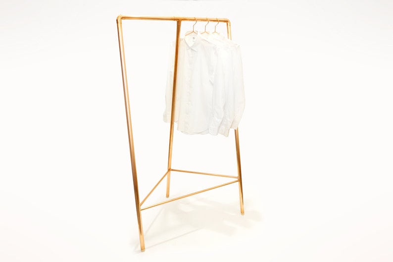 Trirack Copper Clothing Rack triangle Rack Etsy
