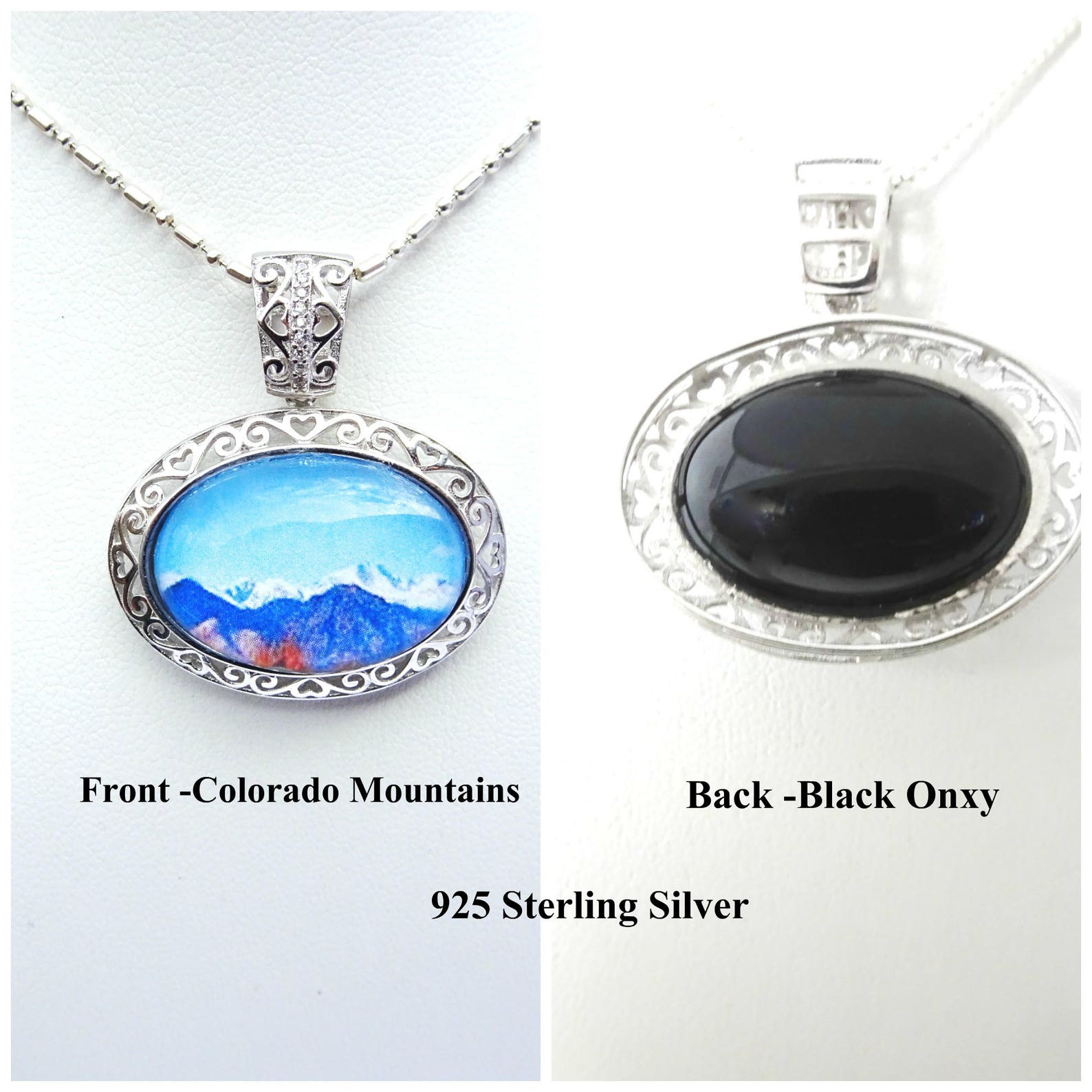 Silver Mountain Jewelry, Colorado Jewelry, Mountain Wedding Gift, Gift