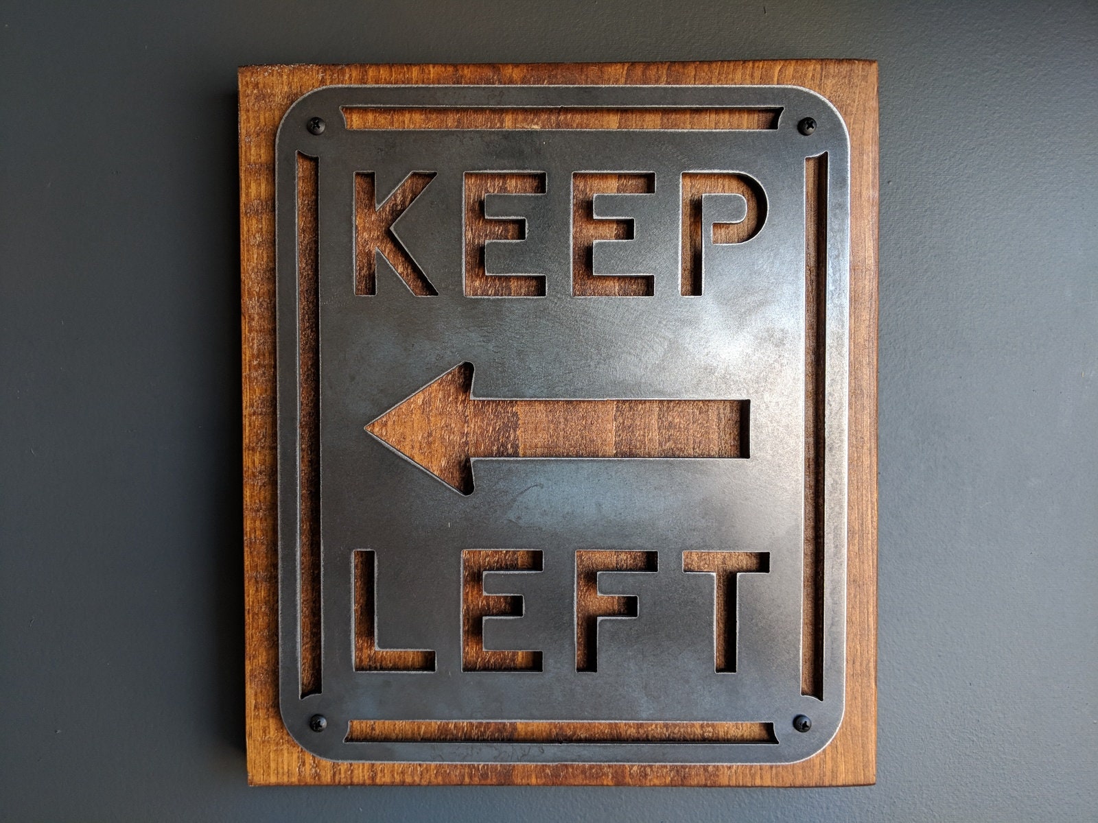 Keep Left Sign USVI St. John - Etsy