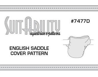 PDF English Saddle Cover Pattern